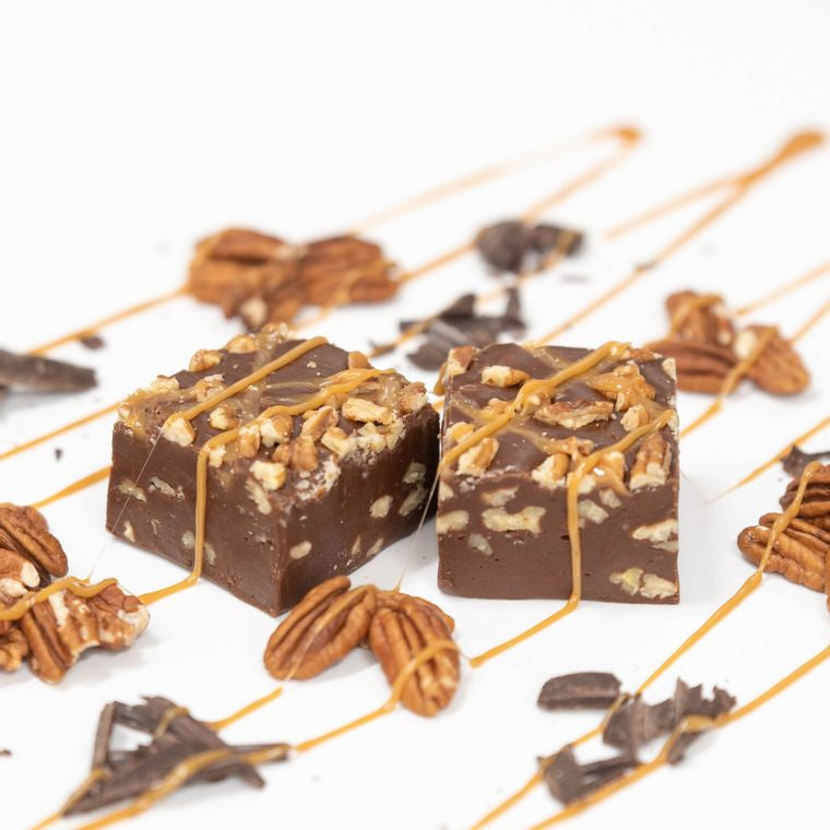 Irresistible Chocolate Pecan Turtle Fudge