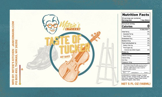 Mitzie's Kitchen Taste of Tucker Hot Sauce - SOLD OUT