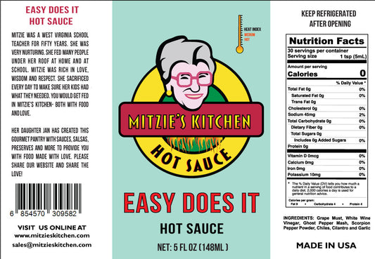 Mitzie's Kitchen 12 Step Addiction Recovery Higher Power Hot Sauce