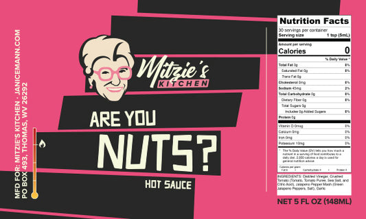 Are You Nuts? Use the Steps! Hot Sauce
